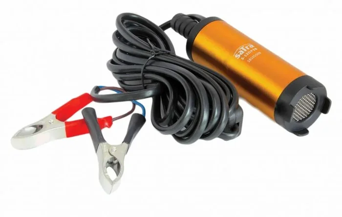 Satra, bomba para aceite diésel 38 mm 12V 40W, herramienta eficiente para drenaje y transferencia de líquidos, ideal para talleres mecánicos e industriales