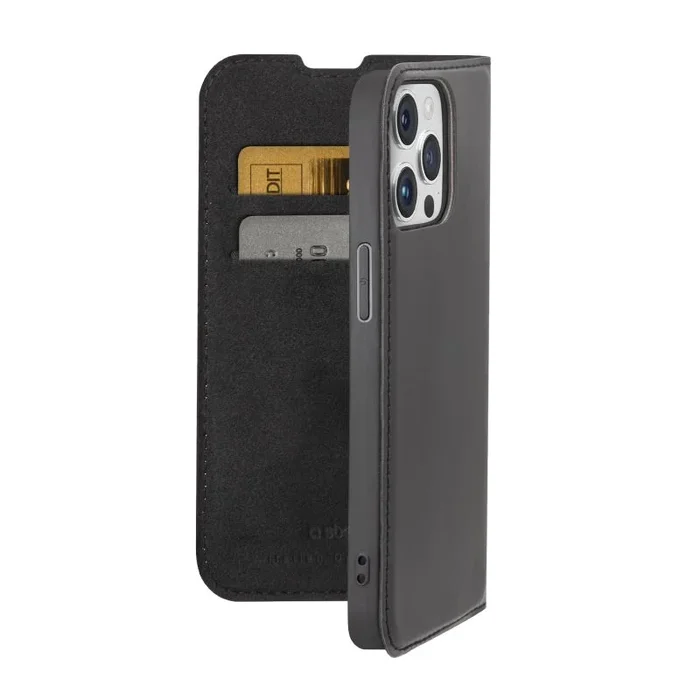 SBS TEBKLITEIP1567PK funda para teléfono móvil 17 cm (6.7″) Funda cartera Negro