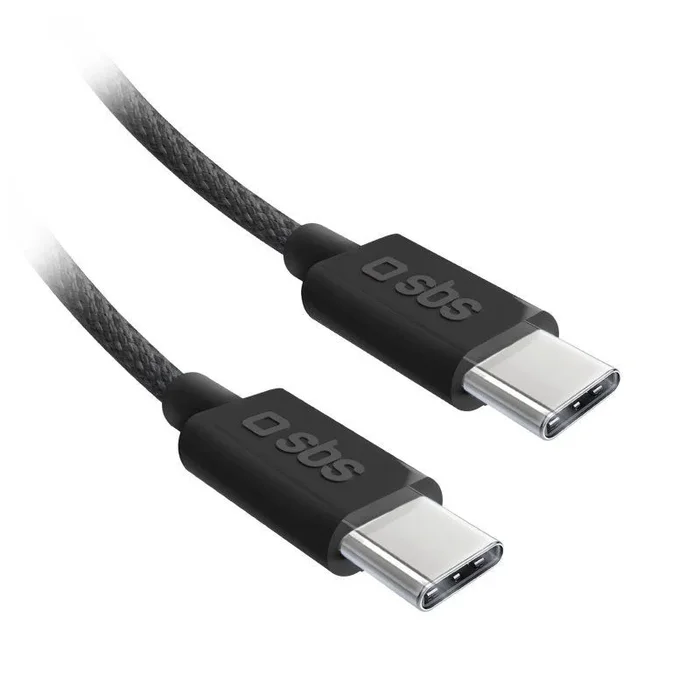 SBS TECABLETISSUETCCB cable USB 1,5 m USB 2.0 USB C Negro