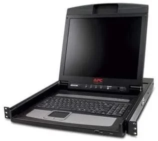 Schneider Electric AP5717 LCD Consola para Rack de APC, 17″, Negro
