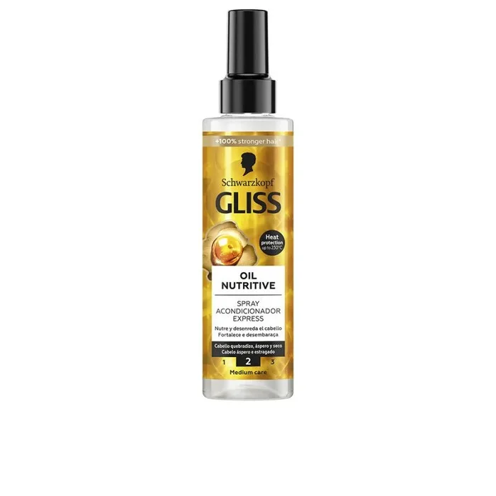 Schwarzkopf Gliss Oil Nutritive Spray Conditioner Express Repair 200Ml