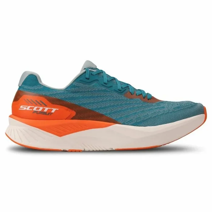 Scott Zapatillas Pursuit, Hombre, Winter Green Glow Orange, 44 EU