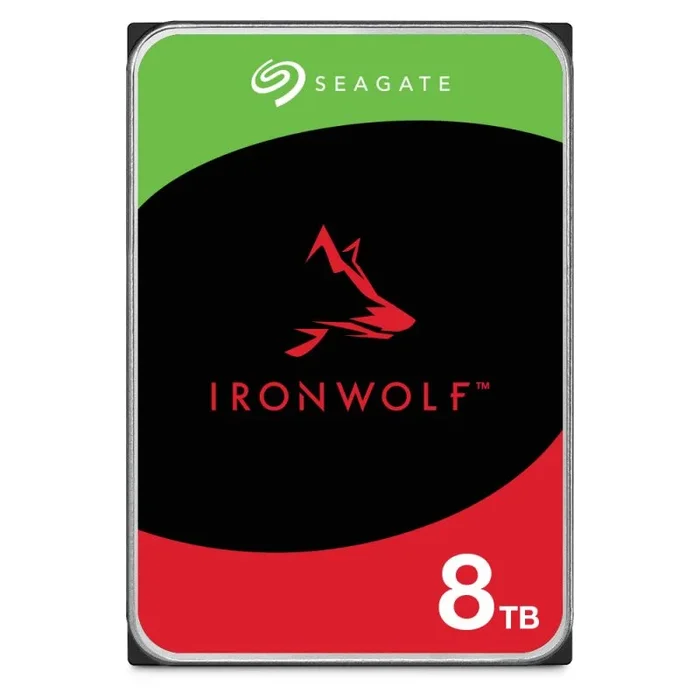 Seagate – Disco Duro Ironwolf (3,5″, 8 TB, SATA 6 GB/s, 1 Unidad)