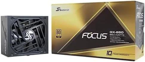 Seasonic Focus GX-850 unidad de fuente de alimentación 850 W ATX Negro