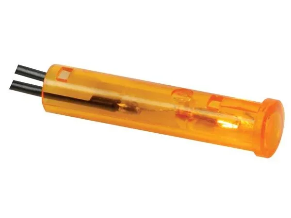 Seder 124002 – Luz de señal (24 VDC, 7 mm), color amarillo