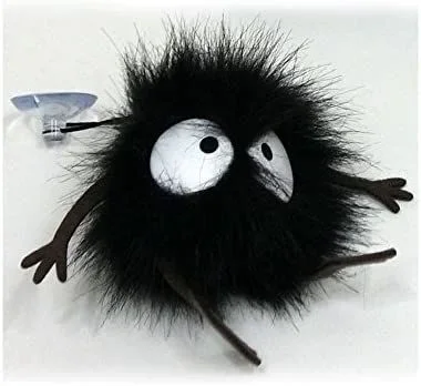 Semic Mi Vecino Totoro – Peluche Duende del Polvo con Ventosa 7cm, Multicolor