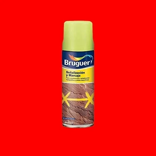 Señalizacion y marcaje spray rojo 0,5l 5198015 bruguer