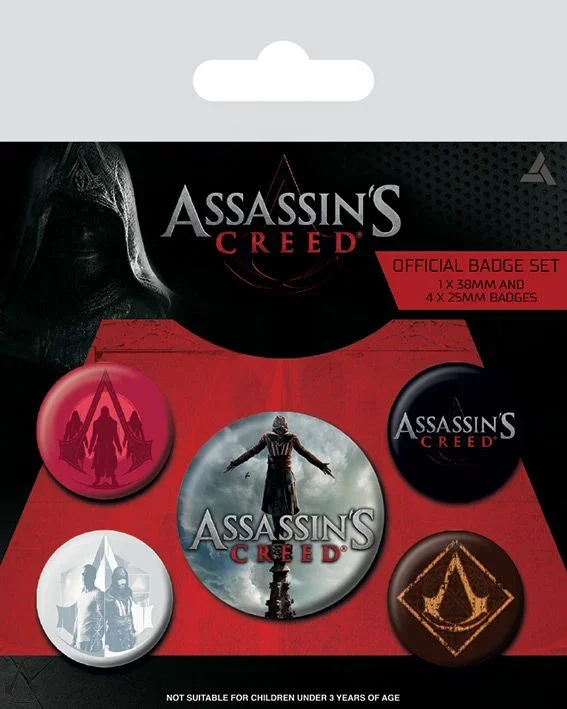 Set chapas assassins creed pelicula