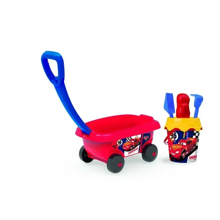 Set de juguetes de playa smoby beach cart furnished carrito