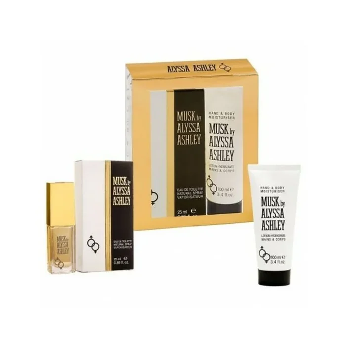 Set de perfume mujer alyssa ashley musk edt 2 piezas
