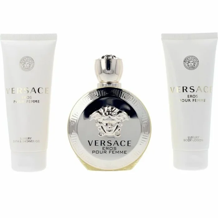 Set de Perfume Mujer Versace Eros POUR Femme 4 Piezas – Marca: Versace – EAN: 8011003893324
