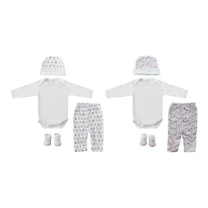 Set de regalo para bebé dkd home decor 8424001779185 0-6 meses 24 x 28 x 7 cm