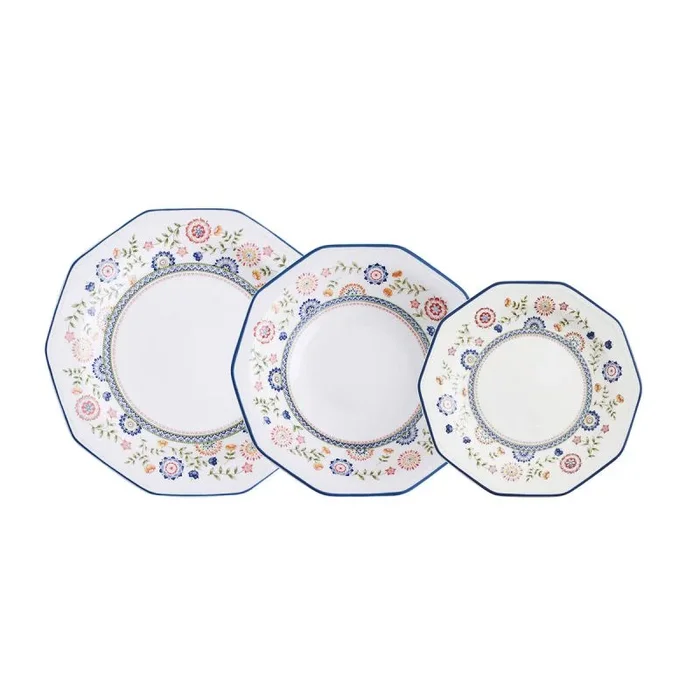 Set de vajilla queen´s by churchill bengal multicolor cerámica 12 piezas