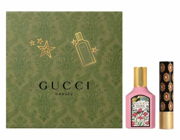 Set flora gorgeous gardenia edp 30ml + lipstick