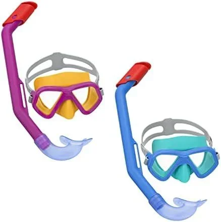 Set gafas + tubo infantil bestway 3-6 años 2 colores