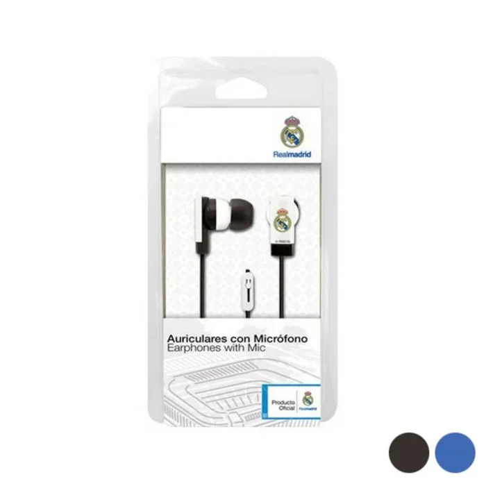 Seva Import Real Madrid Auricular Botón, Blanco, S
