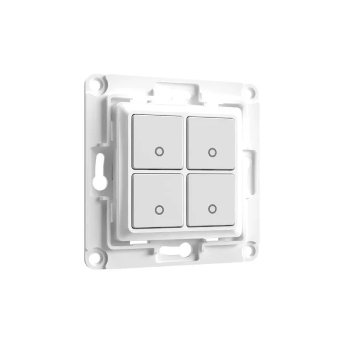 Shelly Accesorios para el hogar: interruptor de pared con 4 botones de 8 x 8 cm.