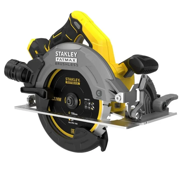 Sierra Circular BRUSHLESS V20 Li-Ion 18V Ø190mm, freno eléctrónico,