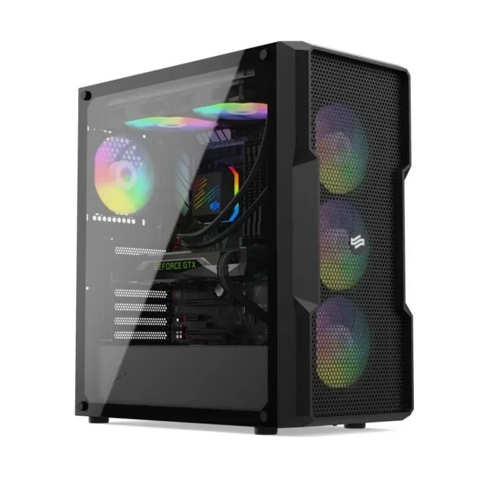 SilentiumPC Regnum RG6V EVO TG ARGB Midi Tower Negro