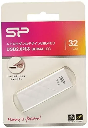 Silicon Power Ultima U03 unidad flash USB 32 GB USB tipo A 2.0 Blanco