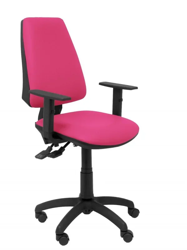 Silla Elche S similpiel Rosa Brazos Regulables