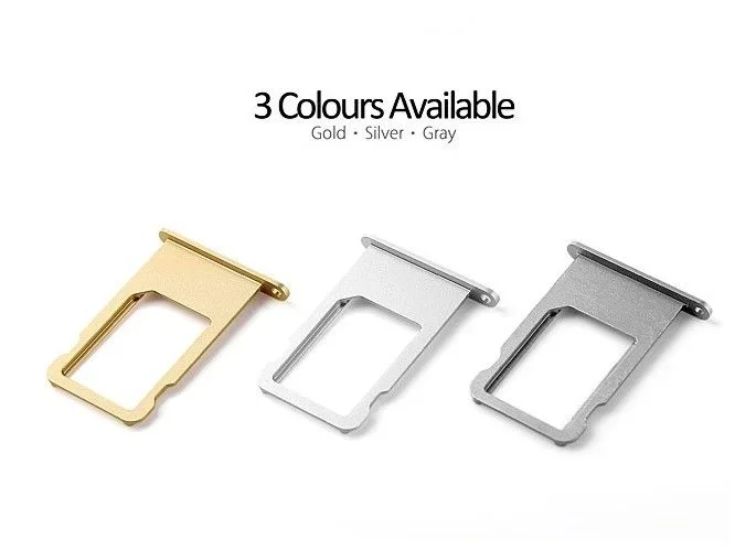 Sim card slot for iphone 6 – gold