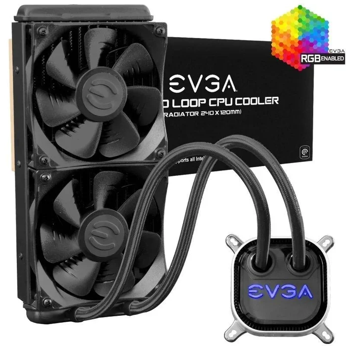 Sistema de refrigeración líquida evga clc 240mm