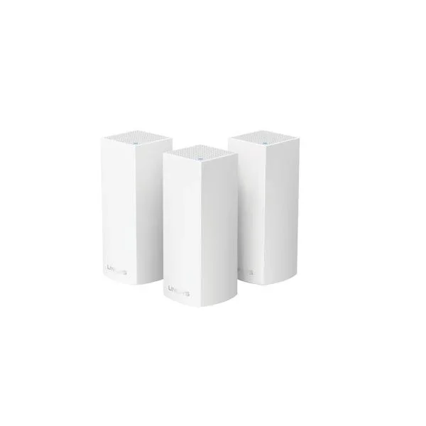 Sistema linksys velop whw0303-eu wifi en malla tribanda ac6600 3 nodos color blanco
