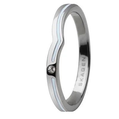 Skagen JRSI018SS6 Anillo de Mujer con acero inoxidable – Tamaño 13