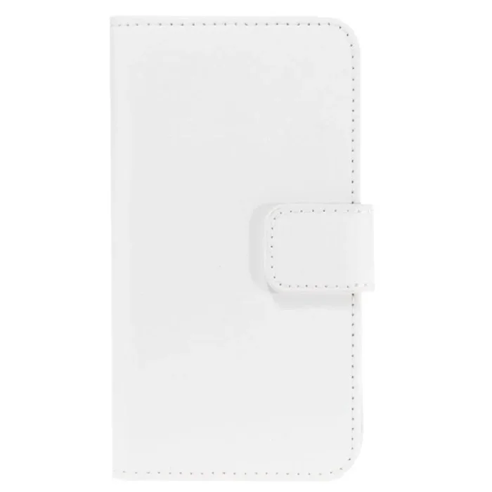 Slim leather book case for galaxy s5 mini – white 4250710554669