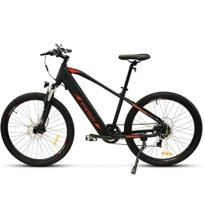 SMARTGYRO eBike Senda Black C – Bicicleta Eléctrica Allroad, Frenada Hidráulica, 7 Velocidades Shimano, Ruedas de 27,5 Inches, Batería Litio 36V 10Ah, Motor Brushless de 250W, Autonomía hasta 60 km