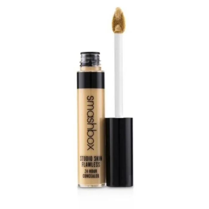 Smashbox Studio Skin Flawless, corrector líquido light medium cool, cobertura total, larga duración, acabado natural, sin aceite, 8 ml