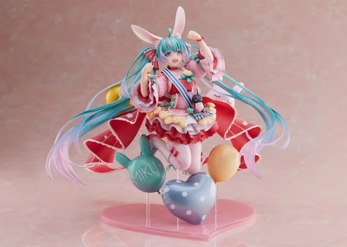 SMD Hatsune Miku Birthday 21cm Pretty Rabbit Version Figura 21,50 cm Scale 1/7 spiritale by taito