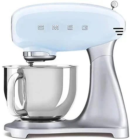 Smeg SMF02PBEU batidora Batidora de varillas 800 W Azul, Plata