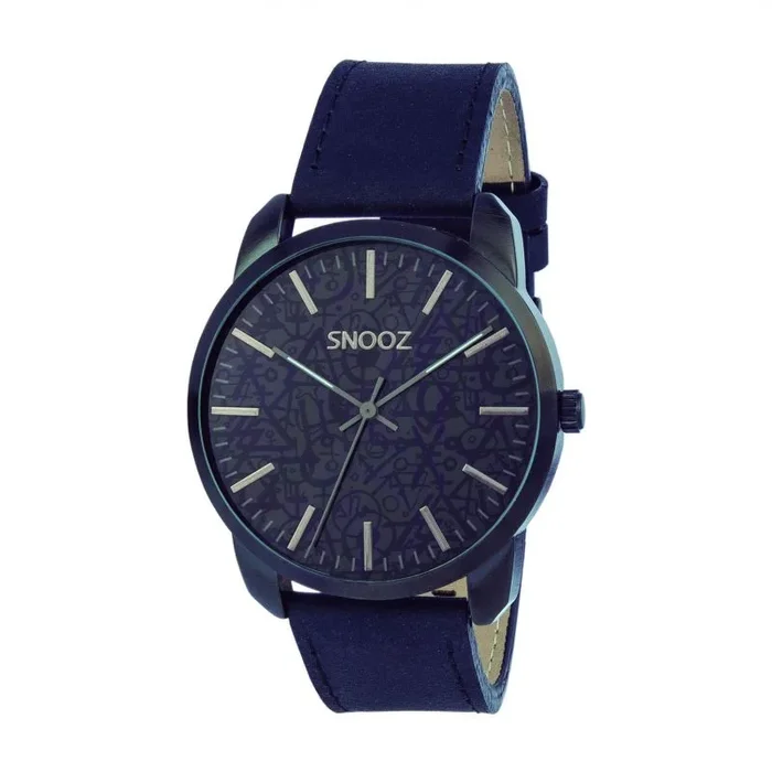 Snooz Reloj Analógico para Hombre de Cuarzo con Correa en Cuero Saa1044-64