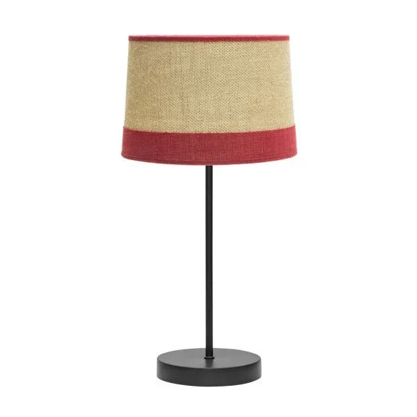 sobremesa Tietar ACABADO en Saco/rojo FABRILAMP