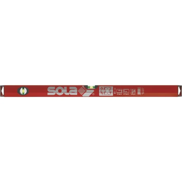 Sola 4000857286 – Nivel de burbuja (aluminio, 1800mm)