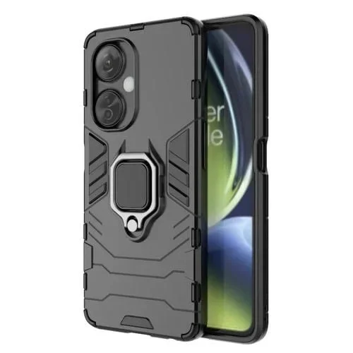 Soporte de Anillo Magnético + Funda TPU para OnePlus Nord Ce 3 (Negro)