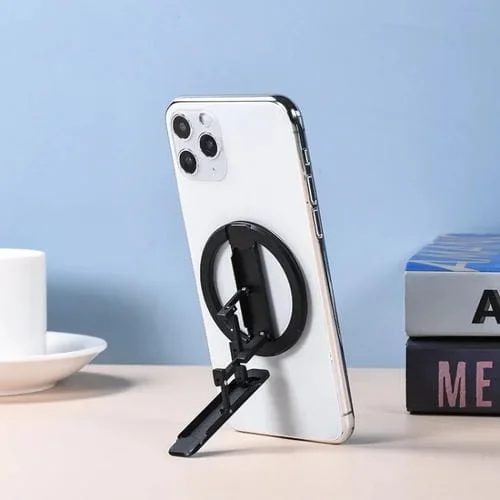 Soporte Magnético para Teléfono Aleación de Aluminio Magsafe (Negro)