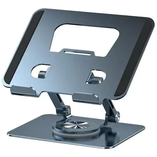 Soporte para Tableta y Teléfono Yy-J18 Disipación de Calor Plegable Rotación 360 (Gris)
