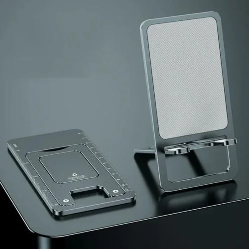 Soporte para Teléfono Aleación de Aluminio Plegable Portátil de Escritorio (Pistola)