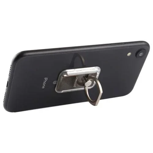 Soporte para teléfono Cps-013 anillo magnético giratorio 360 grados carga inalámbrica (Negro)