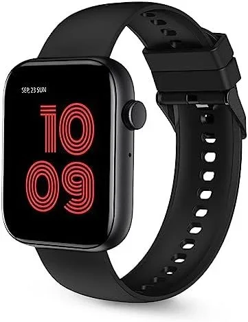 SPC Smartee Talk – Smartwatch Reloj Inteligente Hombre Mujer con Llamadas Bluetooth, Gran Pantalla 1,8”, 100 Modos Deportivos, IP68, frecuencia Cardiaca, Monitor sueño, Android e iOS – Negro