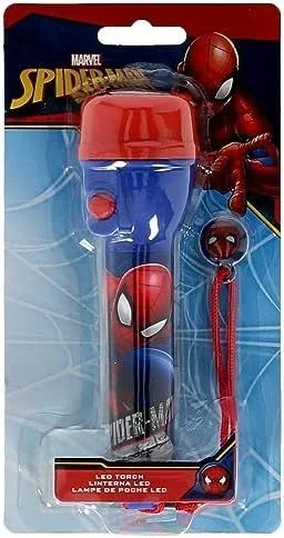 Spiderman linterna con luz led en blister
