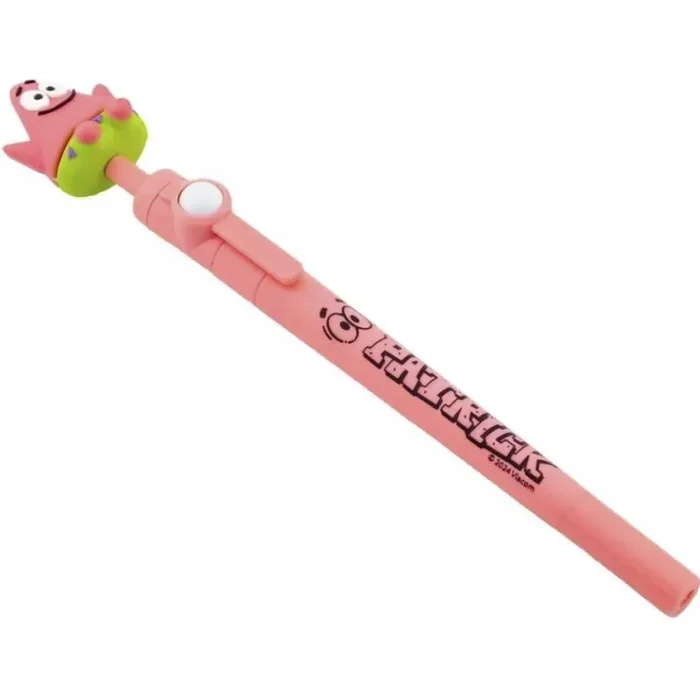 SpongeBob Squarepants Patricio biros, bolígrafo fidget con figura adhesiva, bolígrafo en merchandising de Bob Esponja Pantalones Cuadrados