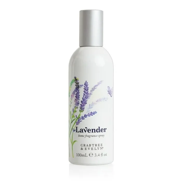 Spray de Habitación Crabtree & Evelyn Lavanda 100 ml, fragancia tonificante y fresca, ideal para ambientar y revitalizar, notas de lavanda y musgo suave