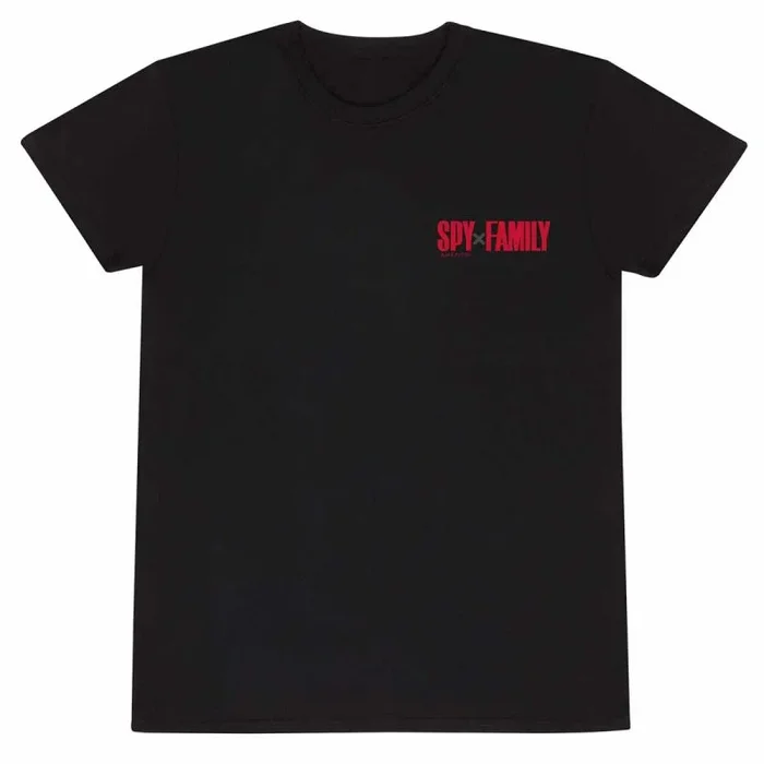 Spy x family – backprint (unisex black t-shirt) ex ex large