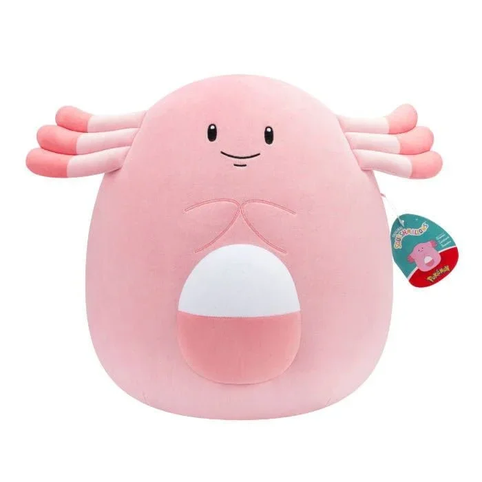 Squishmallows x Pokémon xSQPK00072 Chaneira 35 cm, Oficial Pokémon, Super Suave Peluche