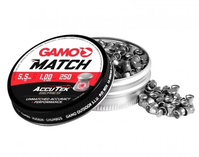 śrut gamo premium accutek match kal. 5,5 mm – 250 szt.