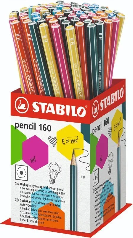 Stabilo «pantalla 72» 160 HB lápices de grafito – varios colores